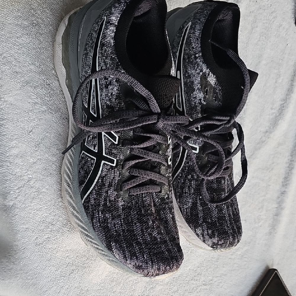 ASICS Monochrome Athletic Sneakers